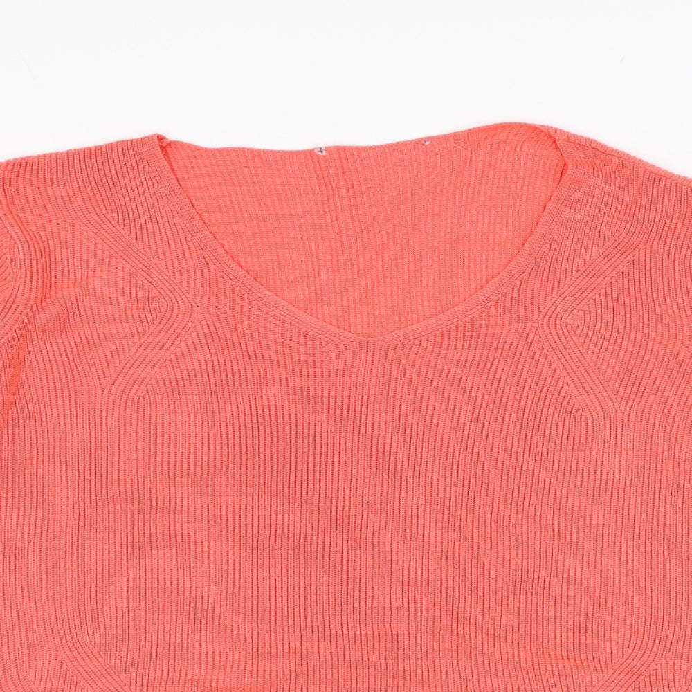 Womens UK Size 16 Marks and Spencer Pink Pullover Jumper
