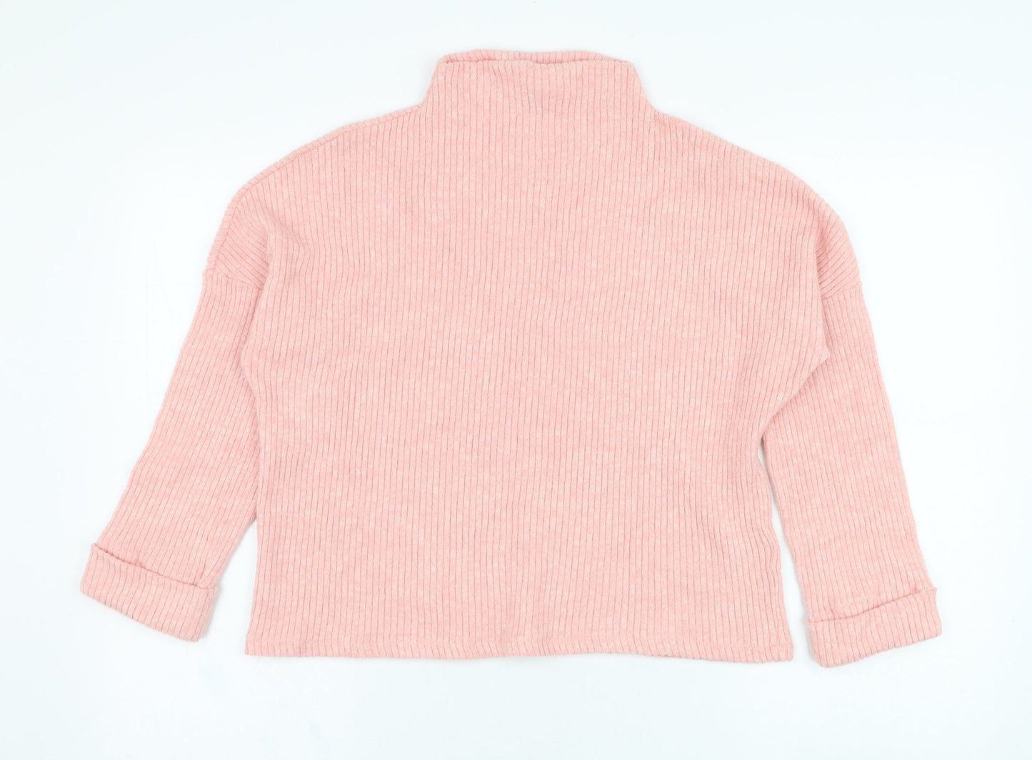 H&M Womens Pink  Viscose Pullover Sweatshirt Size S  Pullover