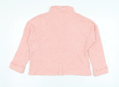 H&M Womens Pink  Viscose Pullover Sweatshirt Size S  Pullover