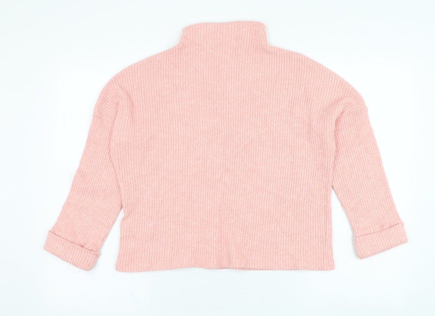 H&M Womens Pink  Viscose Pullover Sweatshirt Size S  Pullover
