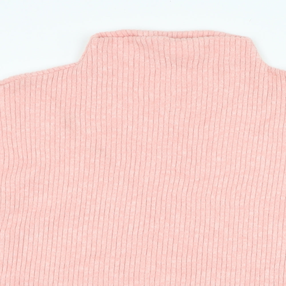 H&M Womens Pink  Viscose Pullover Sweatshirt Size S  Pullover