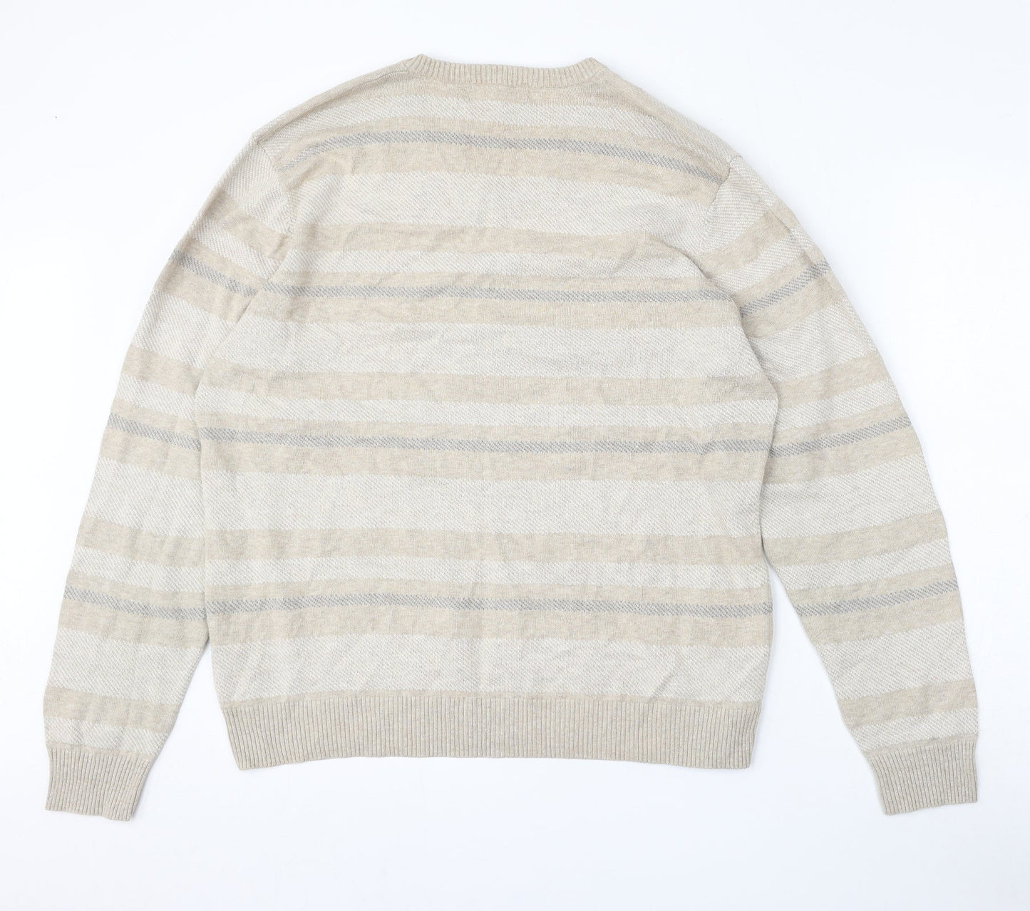 Womens UK Size L Marks and Spencer Beige Pullover Jumper