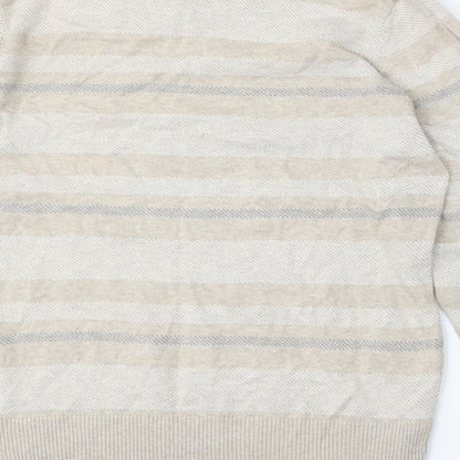 Womens UK Size L Marks and Spencer Beige Pullover Jumper