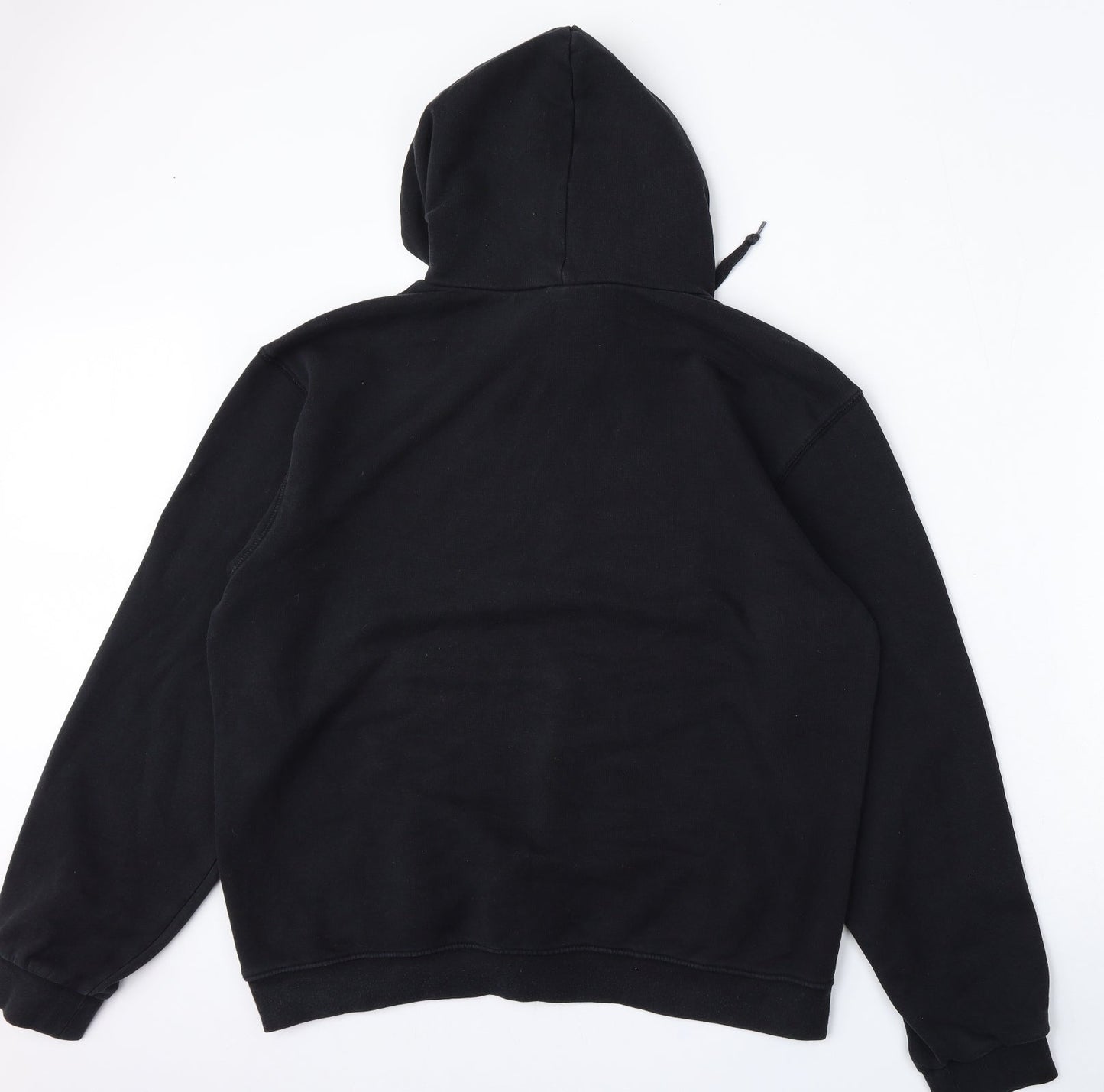 B&C Collection Womens Black  Cotton Pullover Hoodie Size L   - Sherlock