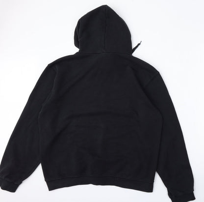 B&C Collection Womens Black  Cotton Pullover Hoodie Size L   - Sherlock