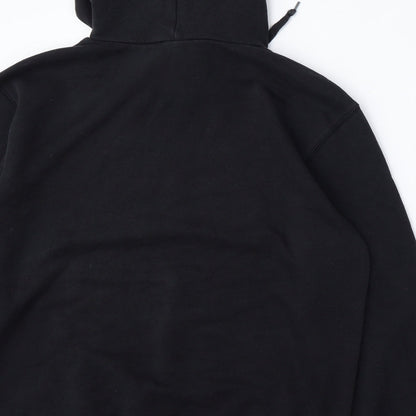 B&C Collection Womens Black  Cotton Pullover Hoodie Size L   - Sherlock