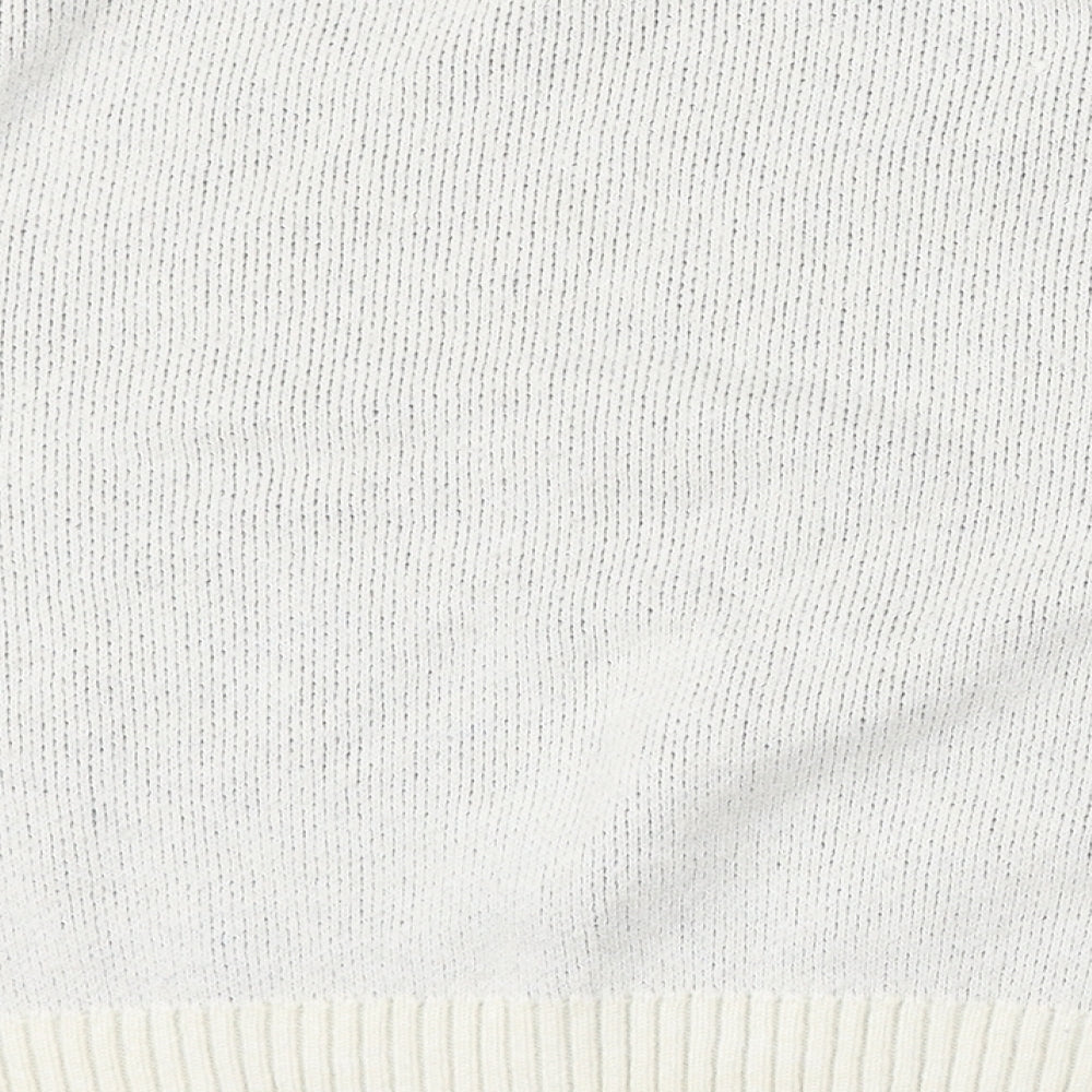 Womens UK Size L New Look White Pullover Jumper