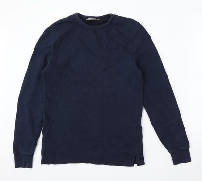 Mens UK Size XS ASOS Blue Pullover Sweatshirt