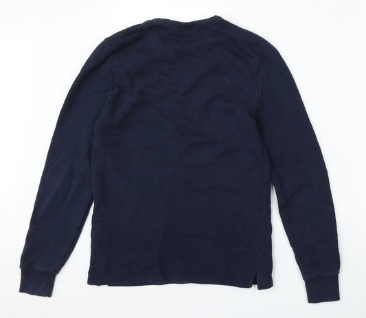 Mens UK Size XS ASOS Blue Pullover Sweatshirt