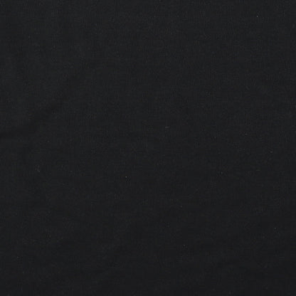 DASH Womens Black  Polyester Pullover Sweatshirt Size L