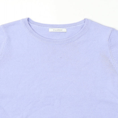 Womens UK Size 8 Marks and Spencer Blue Pullover Jumper