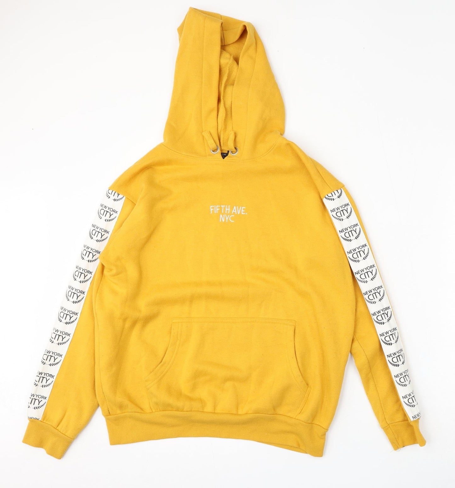 915 Generation Girls Yellow  Polyester Pullover Hoodie Size 12-13 Years
