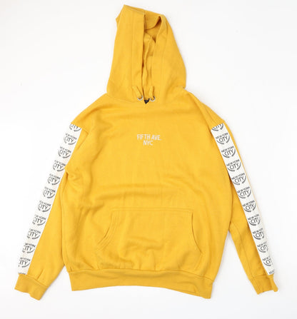 915 Generation Girls Yellow  Polyester Pullover Hoodie Size 12-13 Years