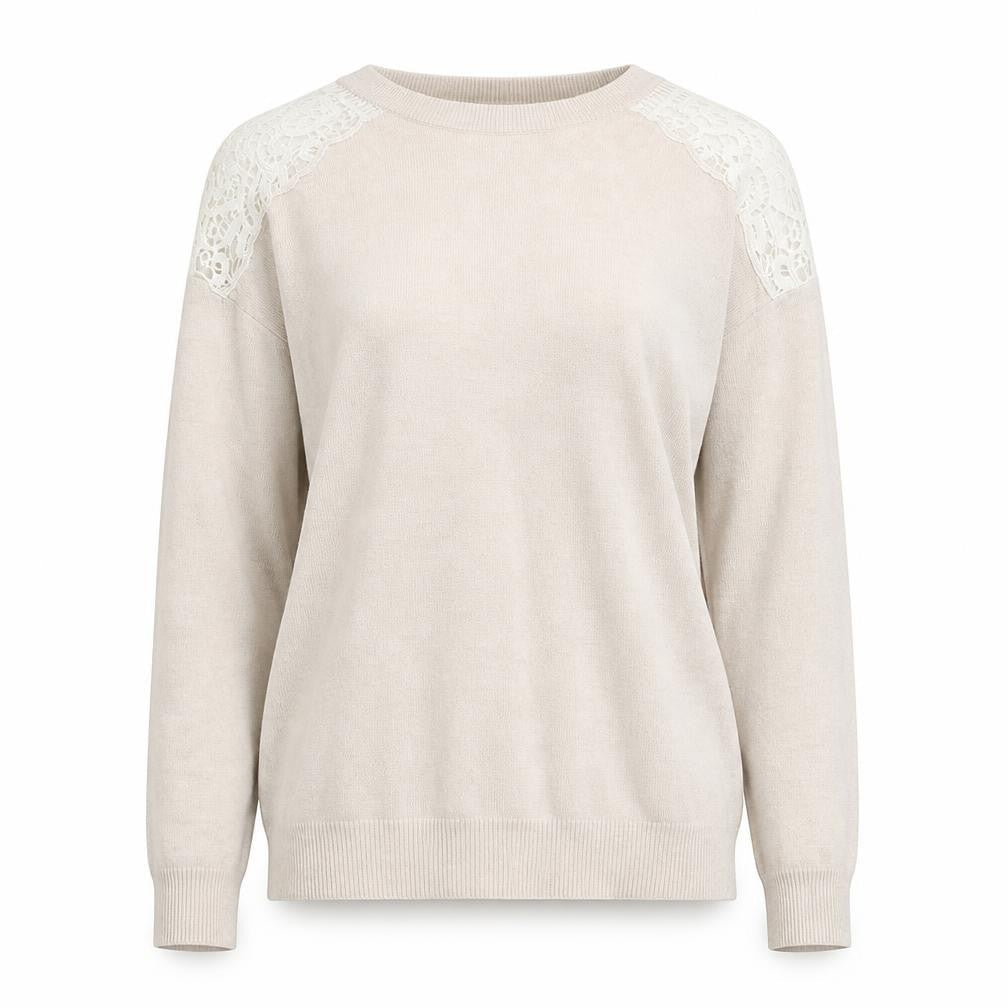Womens UK Size L George Beige Pullover Jumper
