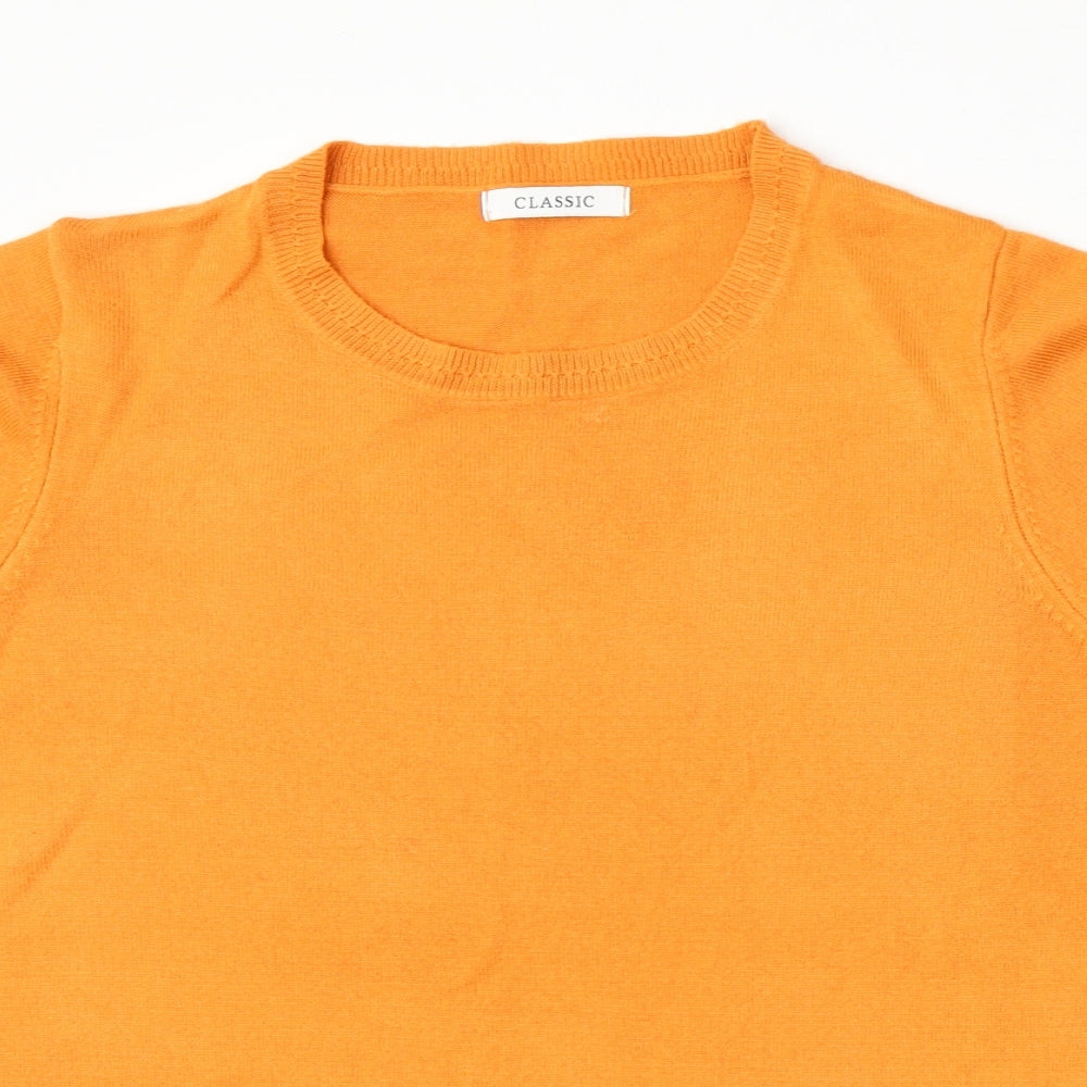 Womens UK Size 16 Marks and Spencer Orange Pullover Jumper