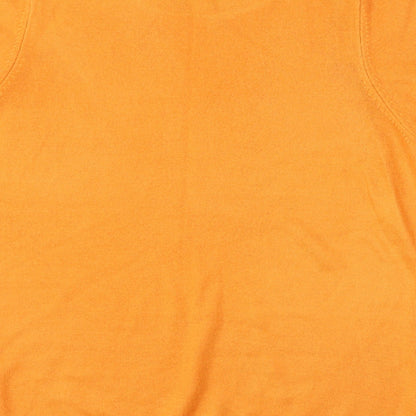 Womens UK Size 16 Marks and Spencer Orange Pullover Jumper