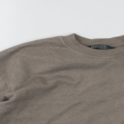 Primark Womens Beige Round Neck  Polyester Pullover Jumper Size 2XS