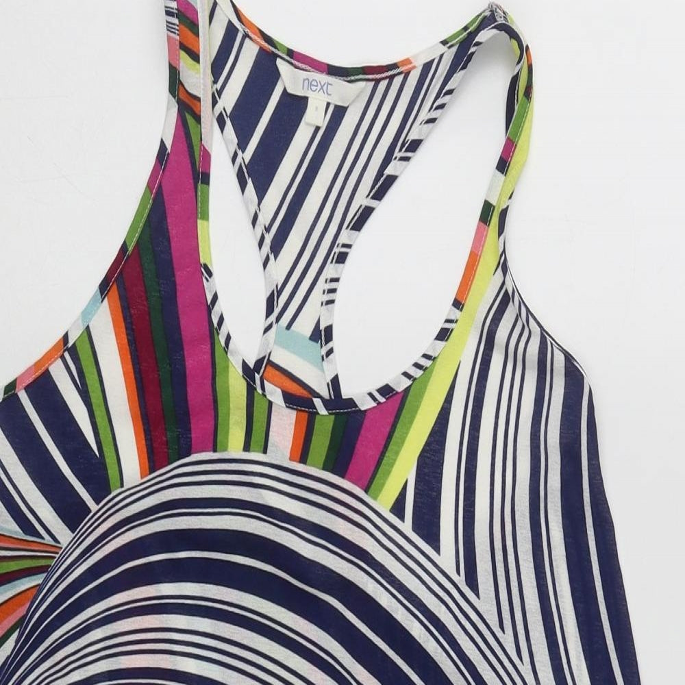 Womens UK Size 8 NEXT Multicoloured Basic Tank