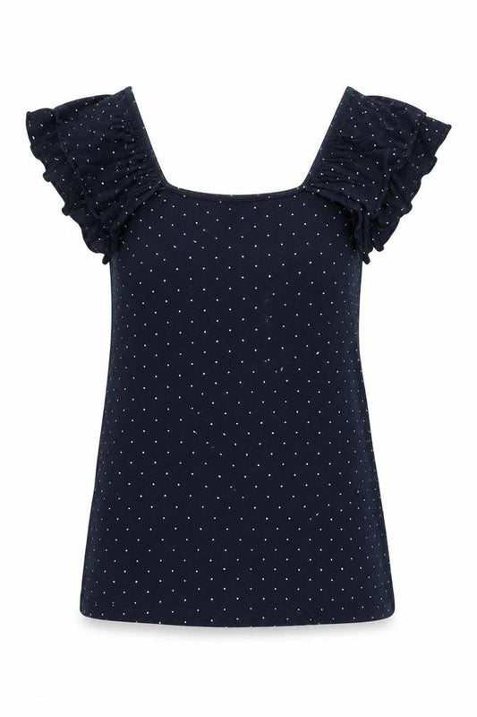 Womens UK Size 8 Mango Blue Basic Blouse