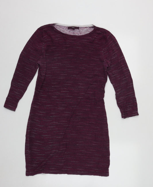 Womens UK Size 10 NEXT Purple Basic Blouse