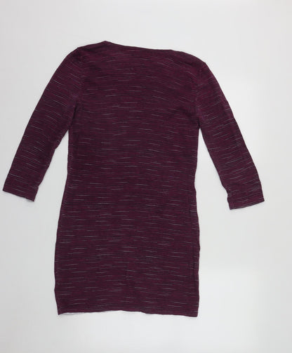 Womens UK Size 10 NEXT Purple Basic Blouse