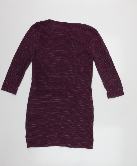 Womens UK Size 10 NEXT Purple Basic Blouse