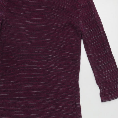 Womens UK Size 10 NEXT Purple Basic Blouse