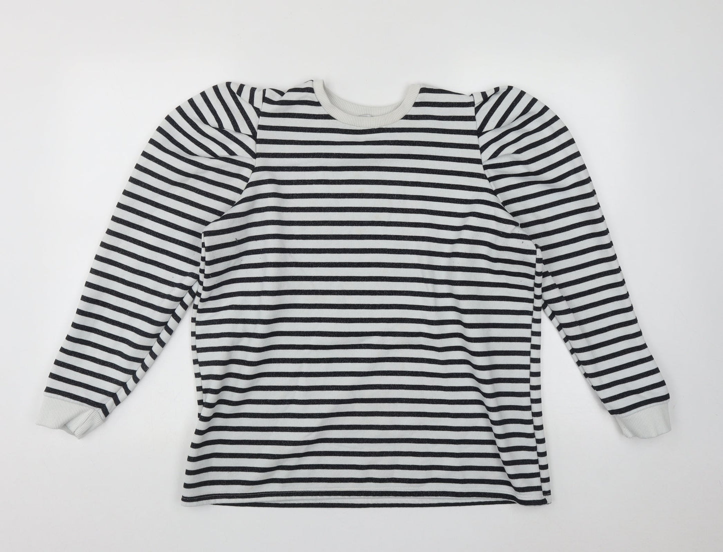 Womens UK Size L Papaya White Pullover Jumper