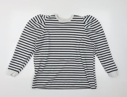 Womens UK Size L Papaya White Pullover Jumper