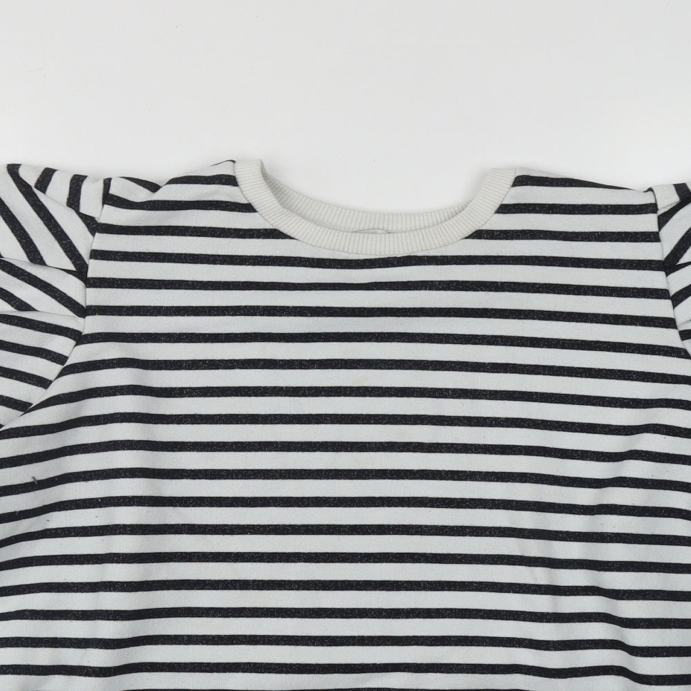 Womens UK Size L Papaya White Pullover Jumper