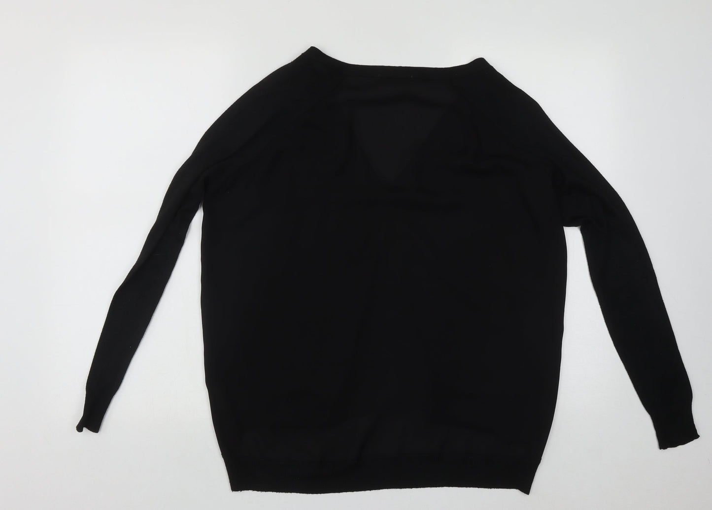 Womens UK Size M Nicole Black Cardigan Jumper