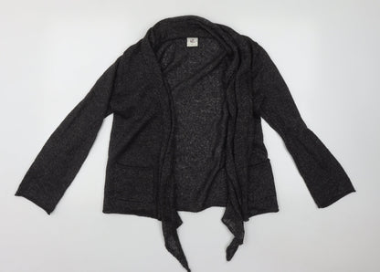 IZ Womens Green V-Neck  Acrylic Cardigan Jumper Size S