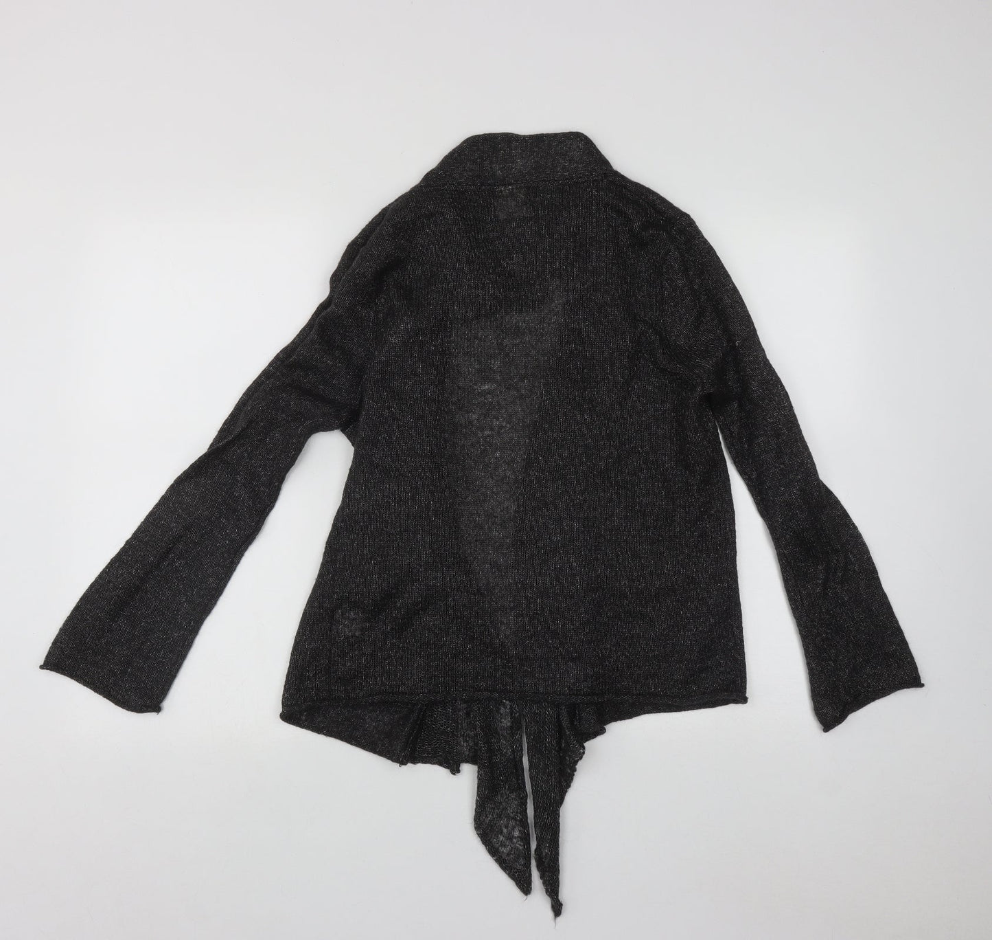 IZ Womens Green V-Neck  Acrylic Cardigan Jumper Size S