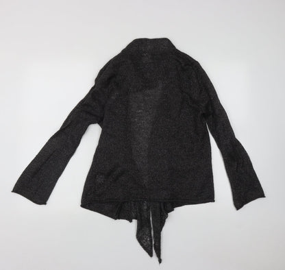 IZ Womens Green V-Neck  Acrylic Cardigan Jumper Size S