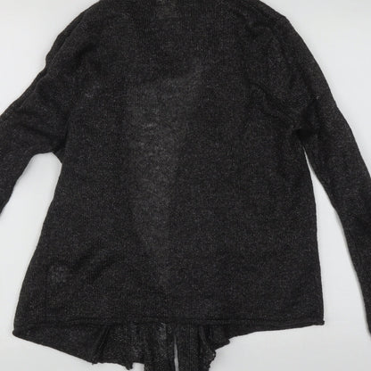 IZ Womens Green V-Neck  Acrylic Cardigan Jumper Size S