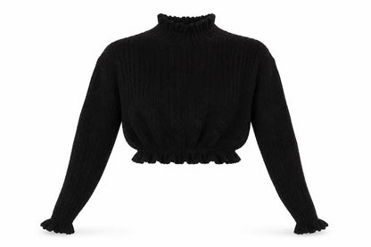 Womens UK Size S Boohoo Black Pullover Jumper