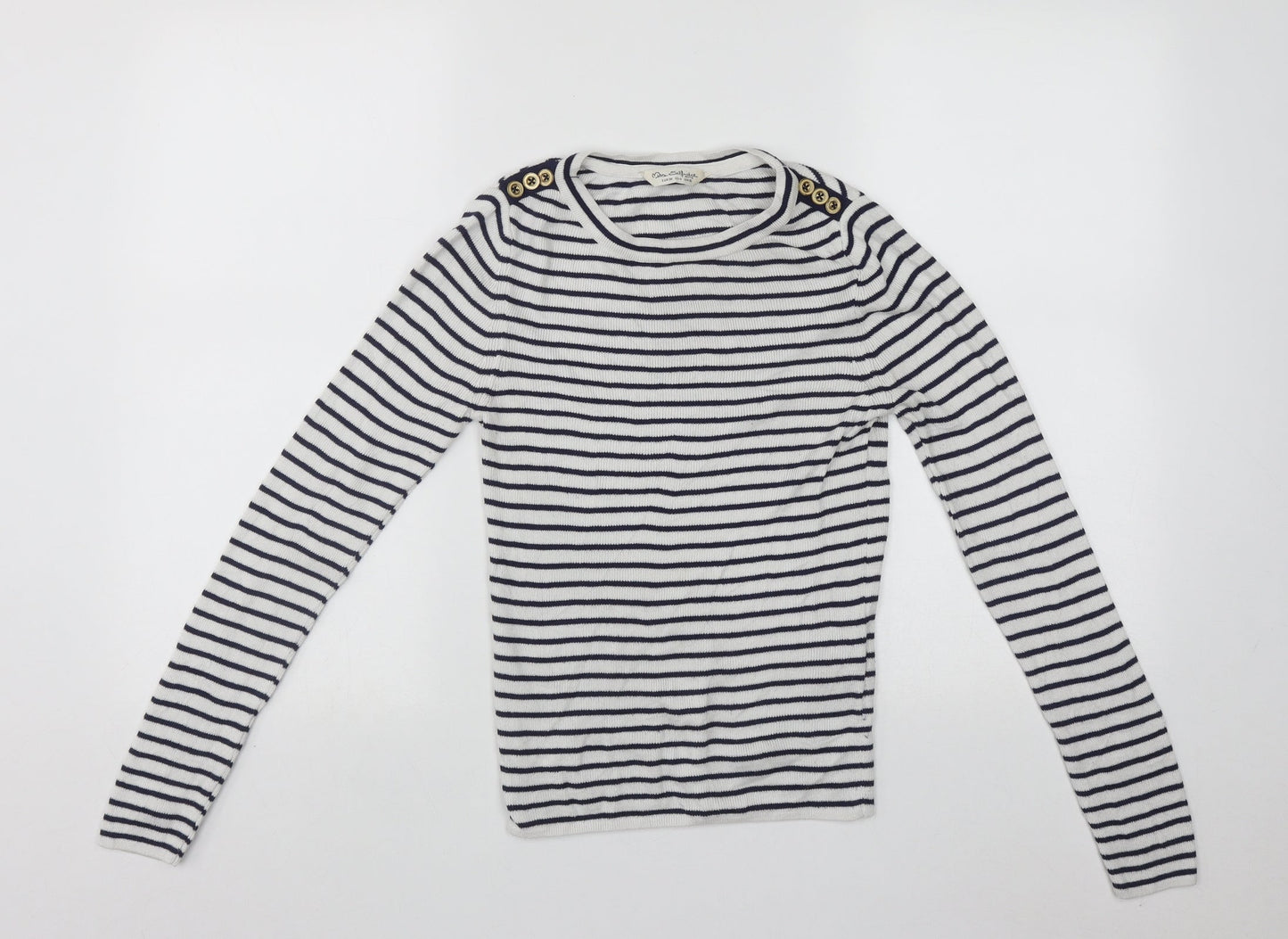 Womens UK Size 10 Miss Selfridge White Pullover Jumper