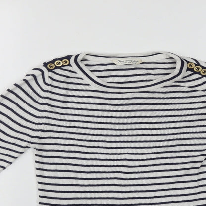 Womens UK Size 10 Miss Selfridge White Pullover Jumper