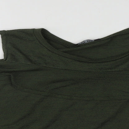Womens UK Size 16 Select Green Basic Blouse