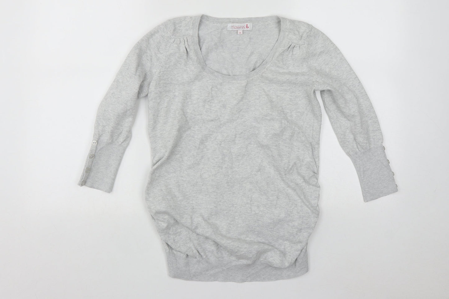 Womens UK Size 8 Debenhams Grey Pullover Jumper