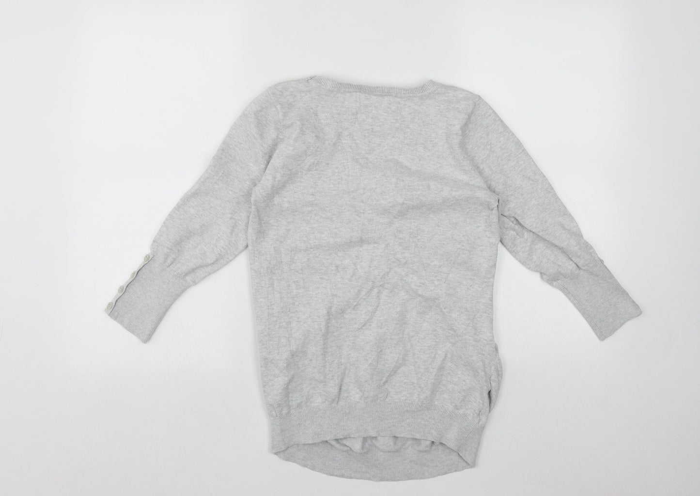 Womens UK Size 8 Debenhams Grey Pullover Jumper