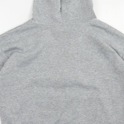 SheIn Womens Grey  Polyester Full Zip Hoodie Size S  Zip
