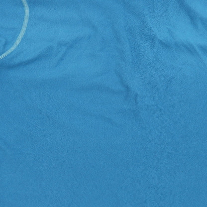Carole Hochman Womens Blue  Polyester Pullover Sweatshirt Size L  Pullover