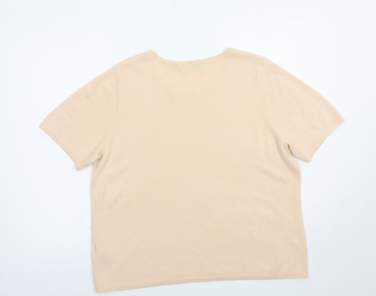 Womens UK Size 18 Marks and Spencer Pink Pullover Jumper