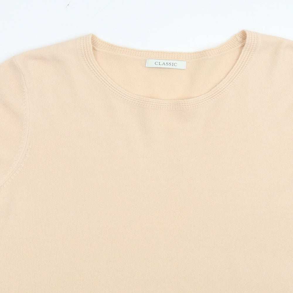 Womens UK Size 18 Marks and Spencer Pink Pullover Jumper