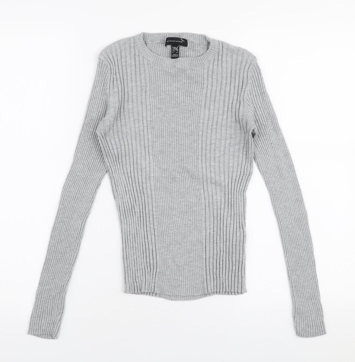 Womens UK Size 12 Atmosphere Grey Pullover Jumper