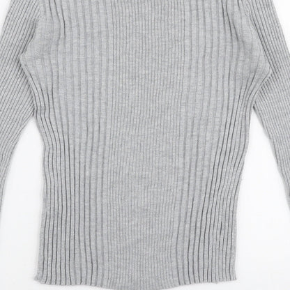 Womens UK Size 12 Atmosphere Grey Pullover Jumper