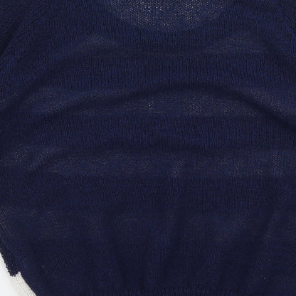 Womens UK Size S Peacocks Blue Pullover Jumper