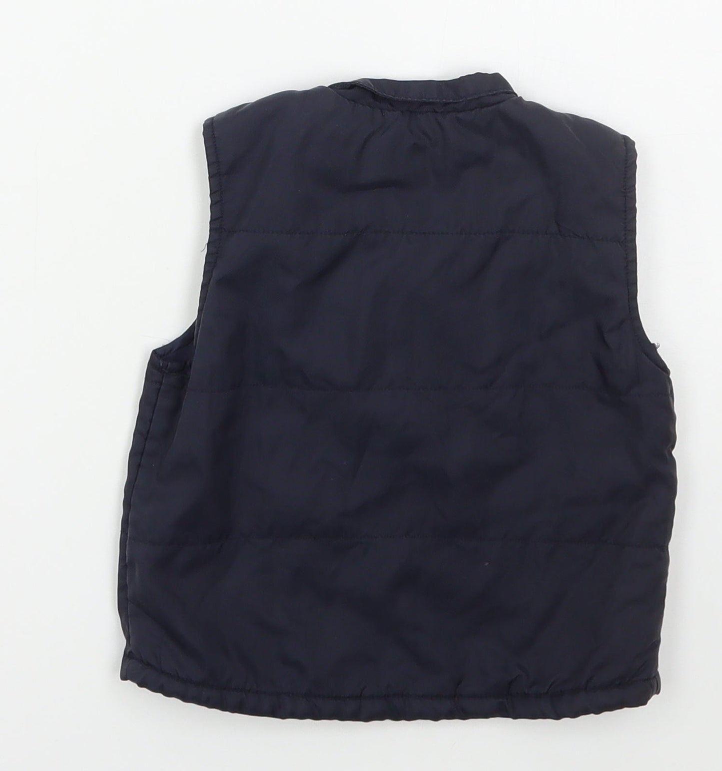 St Bernard Boys Blue   Gilet Jacket Size 3-6 Months   Zip