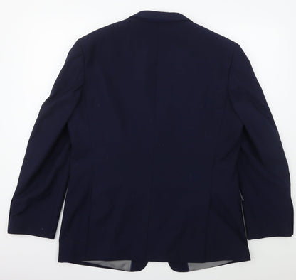 Mens UK Size 44 Burton Regular Blue Suit Jacket